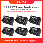 AC to DC 3W 3.3V/5V/9V/12V/15V/24V Step Down Mini Power Supply Converter Switch Power Module With EMC HLK-3M05C/3M12C/3M15C/3M24C